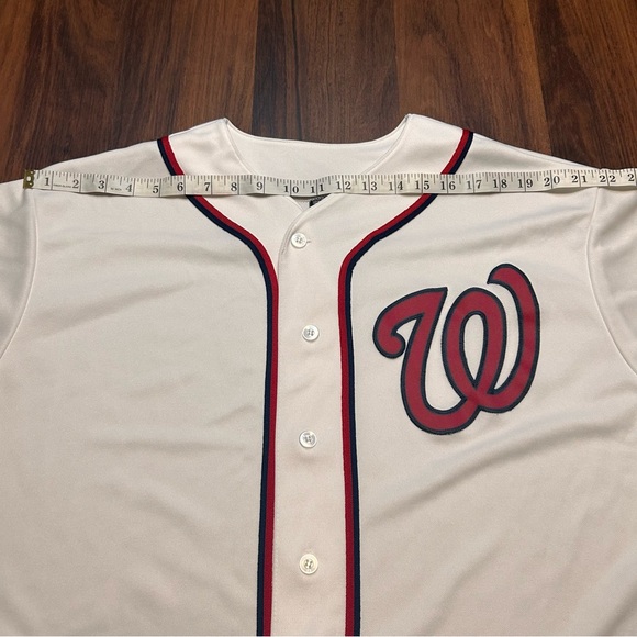 Majestic Washington nationals Jersey with Red Details - Picture 7 of 8